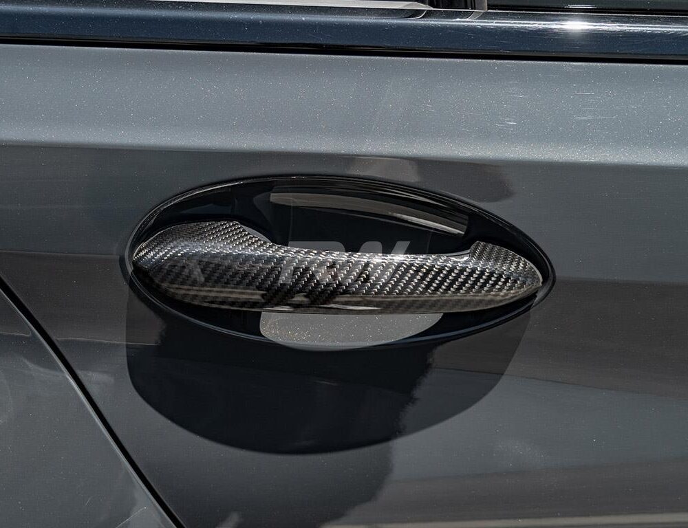 Alternative view of RW Carbon BMW Carbon Fiber Door Handle Trim Set