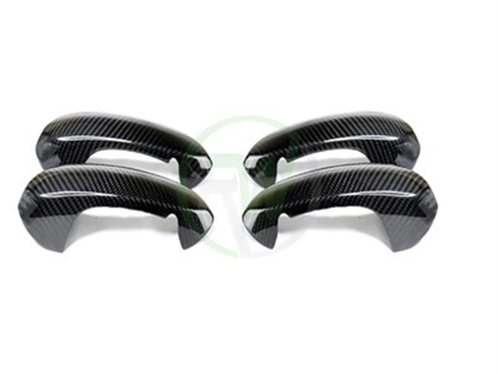RW Carbon BMW Carbon Fiber Door Handle Trim Set - Image 6