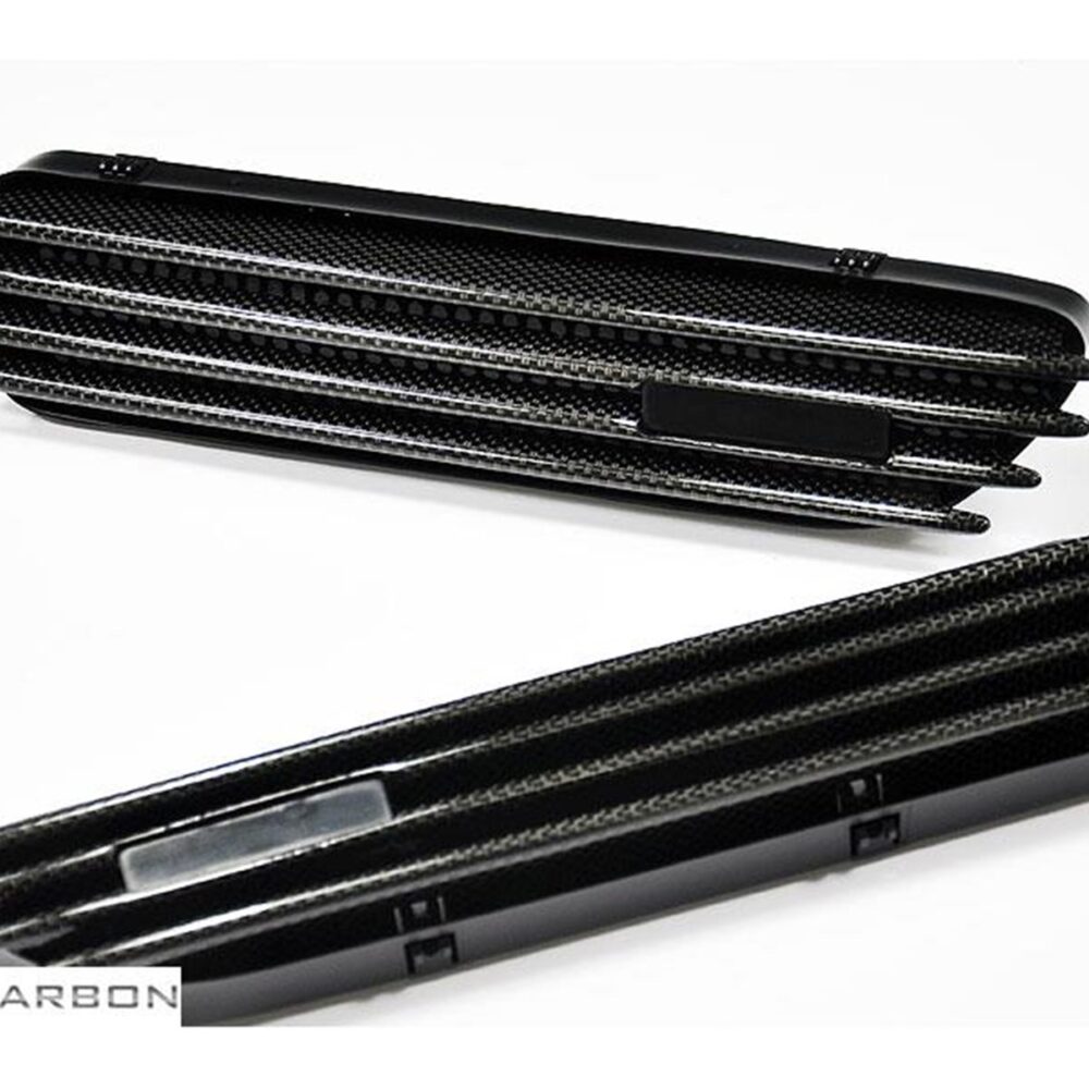 Alternative view of RW Carbon BMW E46 M3 Carbon Fiber Fender Grilles