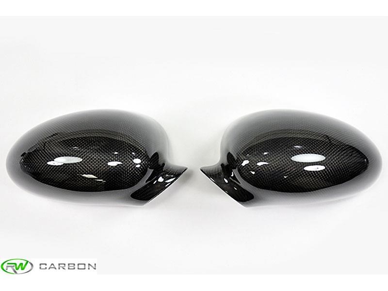 Alternative view of RW Carbon BMW E46 M3 Carbon Fiber Replacement Mirror Covers