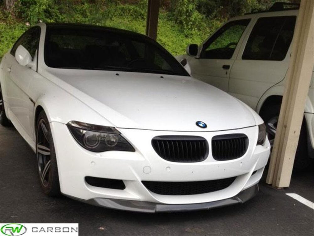 RW Carbon BMW E63 E64 M6 Carbon Fiber DTM Front Lip Spoiler - Image 6