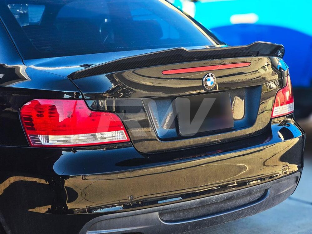 RW Carbon BMW E82 Carbon Fiber GTX Trunk Spoiler