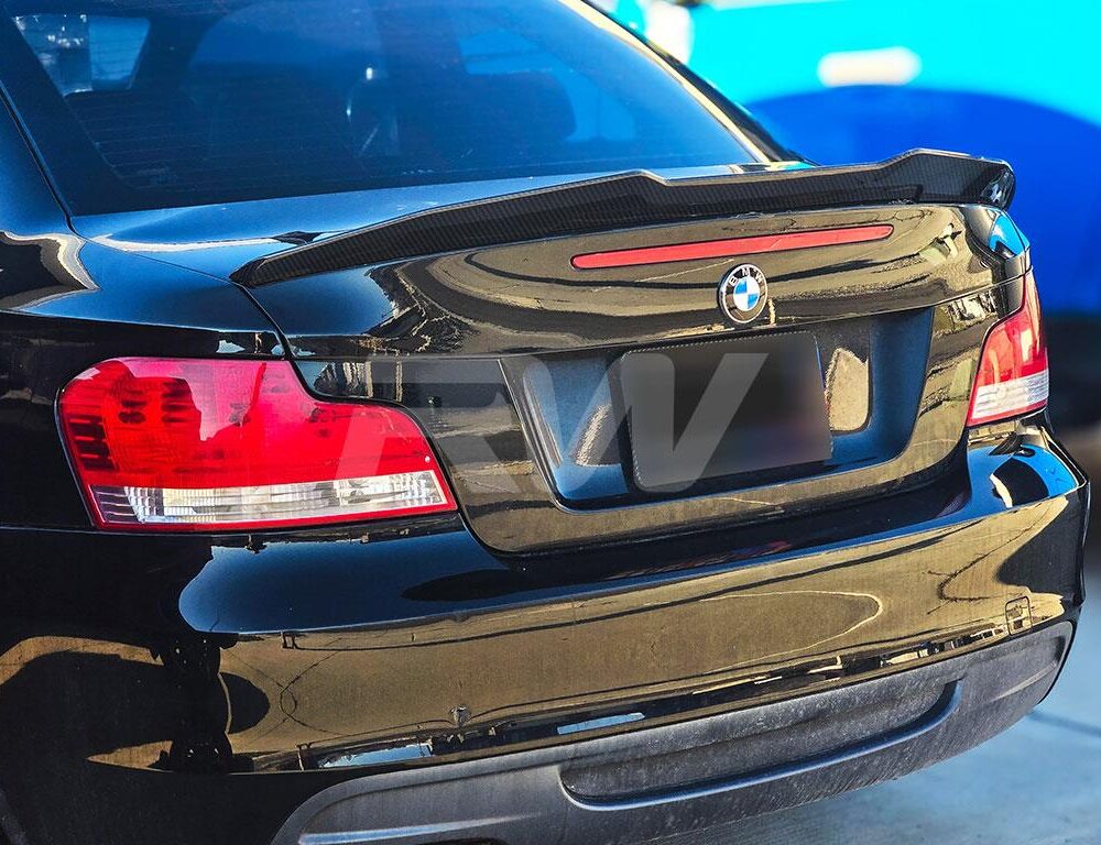 RW Carbon BMW E82 Carbon Fiber GTX Trunk Spoiler