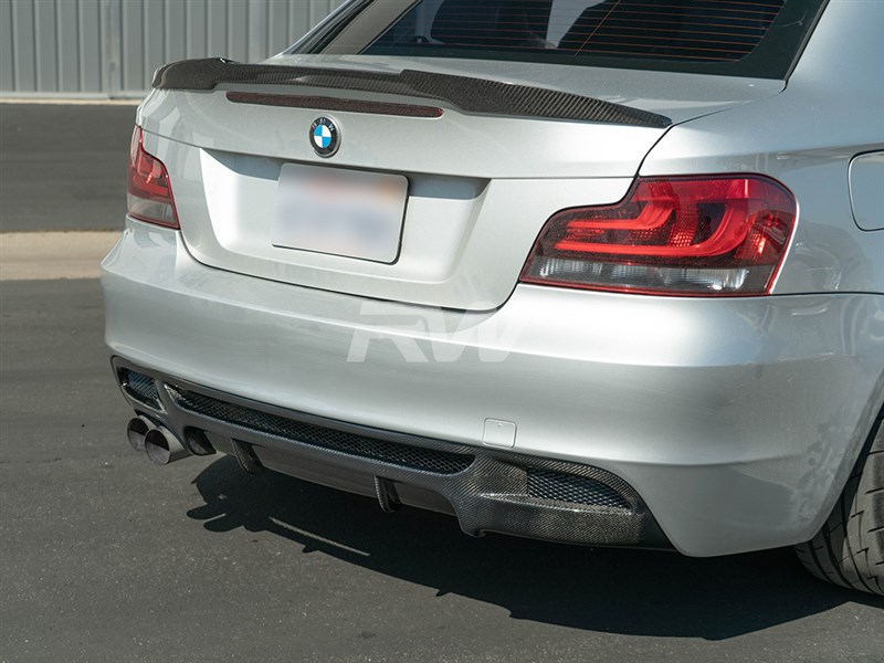 RW Carbon BMW E82 Carbon Fiber M4 Style Trunk Spoiler