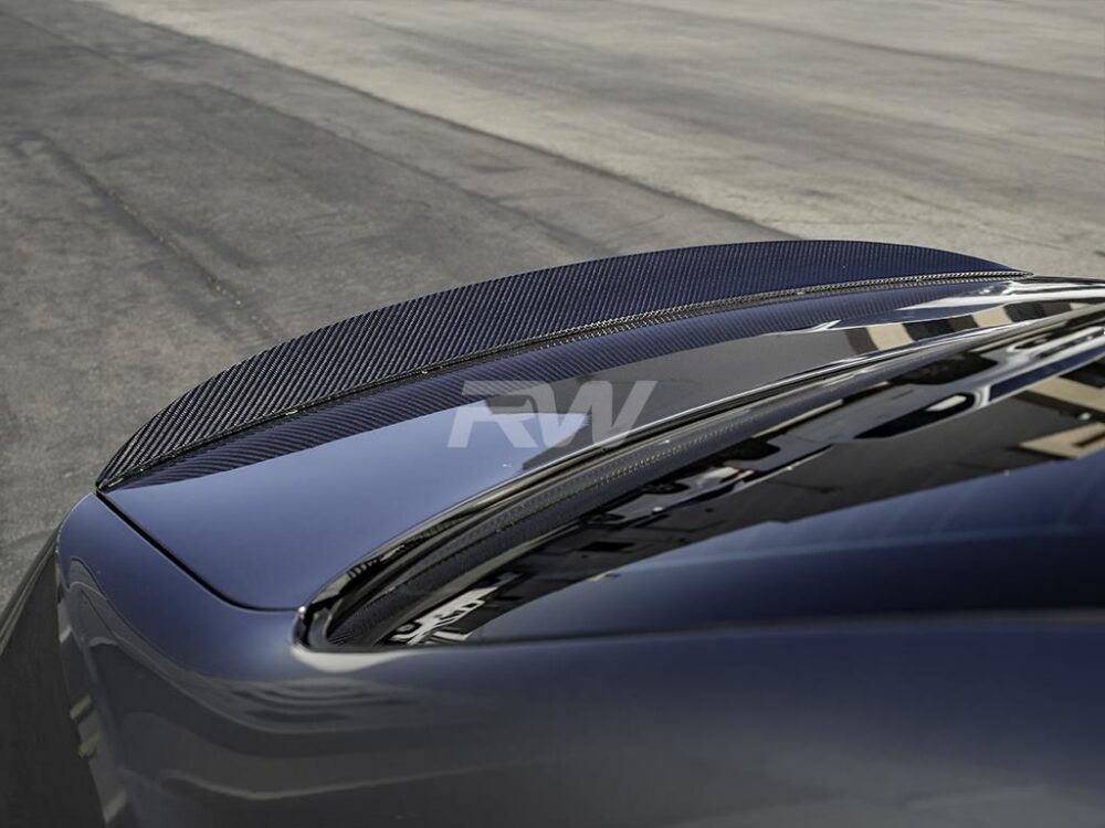 RW Carbon BMW E92 Carbon Fiber Perf. Style Trunk Spoiler - Image 2