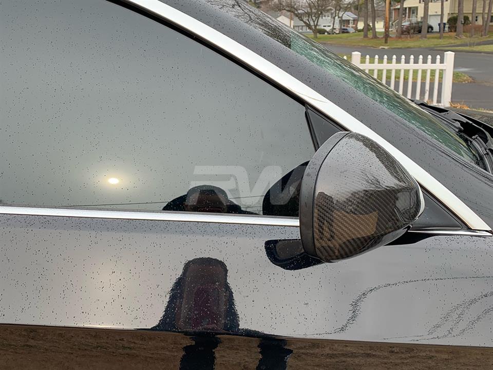 Alternative view of RW Carbon BMW E92 E93 LCI CF Mirror Replacements