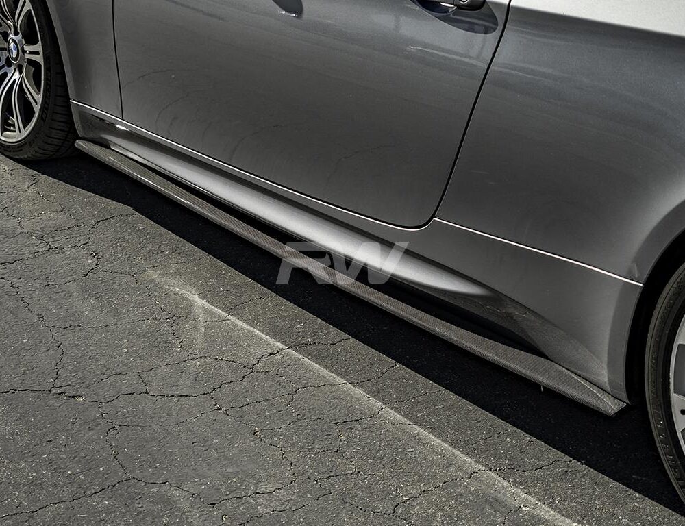 RW Carbon BMW E92 E93 M3 Carbon Fiber Side Skirt Extensions
