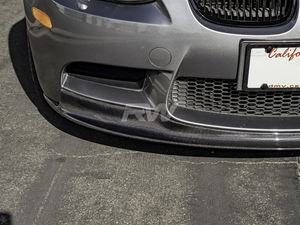 RW Carbon BMW E9X M3 Carbon Fiber Arkym Style Front Lip - Image 3