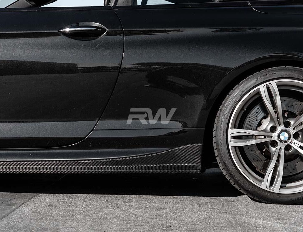 Alternative view of RW Carbon BMW F06 F12 F13 Carbon Fiber Side Skirt Extensions