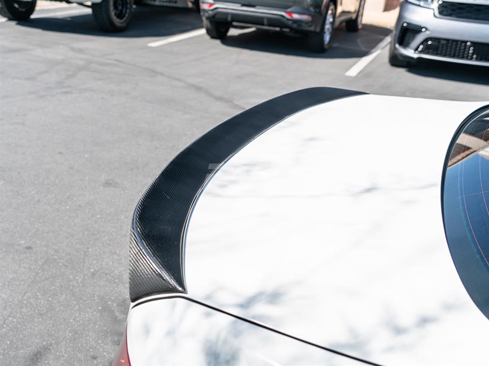 Alternative view of RW Carbon BMW F10 DTM Carbon Fiber Trunk Spoiler