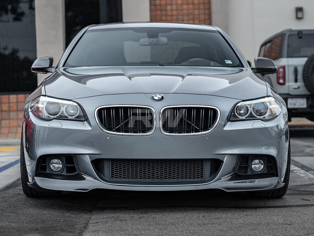 RW Carbon BMW F10 M Sport DTM Carbon Fiber Front Lip - Image 5