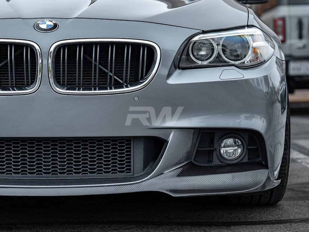 RW Carbon BMW F10 M Sport DTM Carbon Fiber Front Lip - Image 6