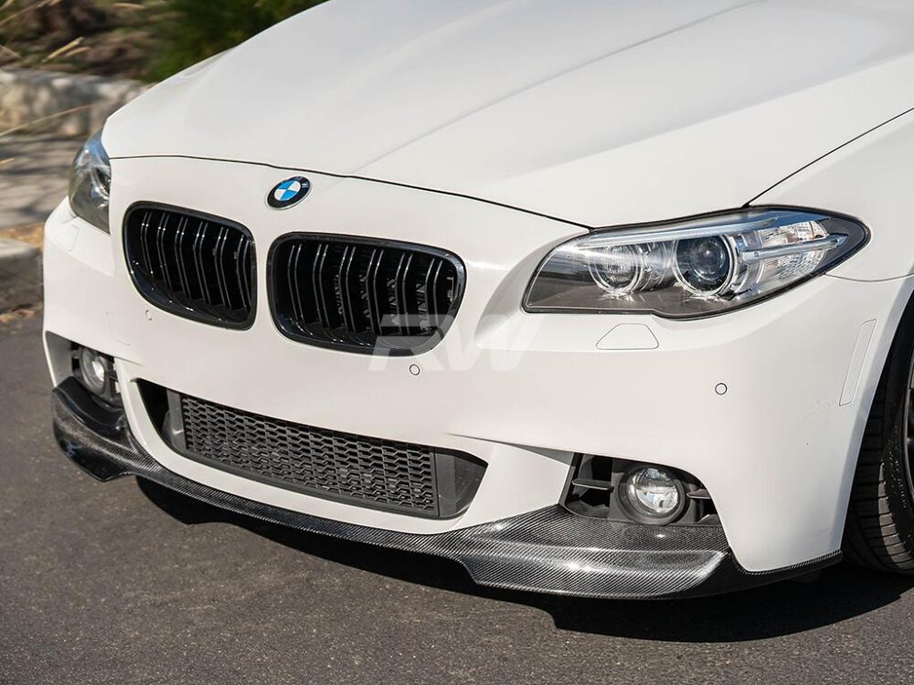 RW Carbon BMW F10 M Sport DTM Carbon Fiber Front Lip - Image 4