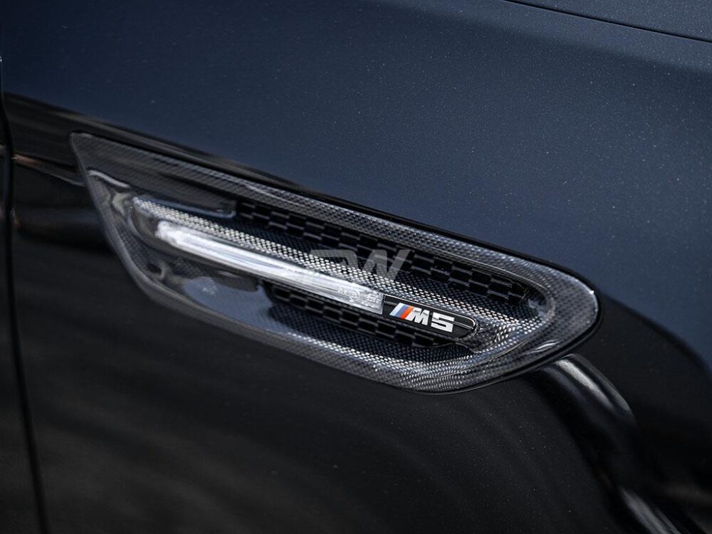 RW Carbon BMW F10 M5 Carbon Fiber Fender Grilles - Image 2