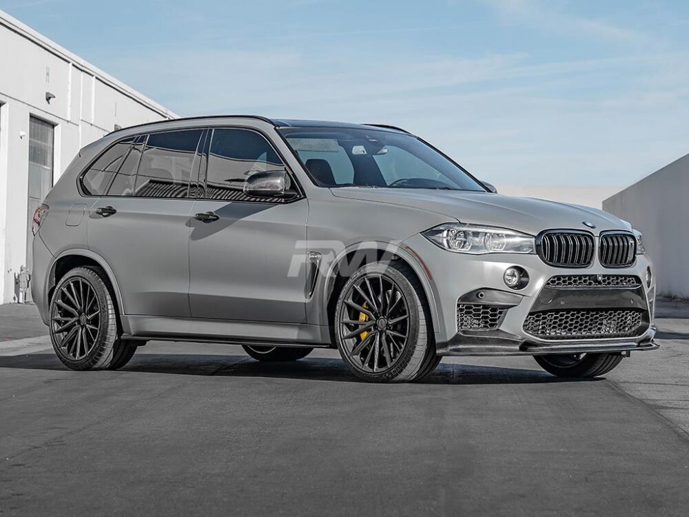 RW Carbon BMW F15 X5 F85 X5M CF Side Skirt Extensions - Image 2