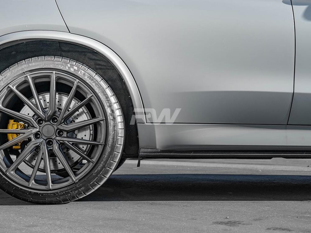 RW Carbon BMW F15 X5 F85 X5M CF Side Skirt Extensions - Image 3