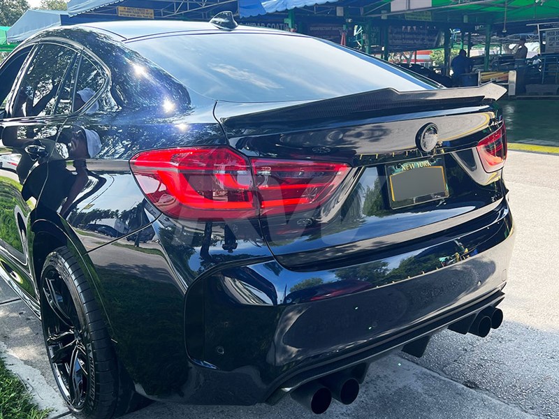 RW Carbon BMW F16/F86 GTX Carbon Fiber Trunk Spoiler