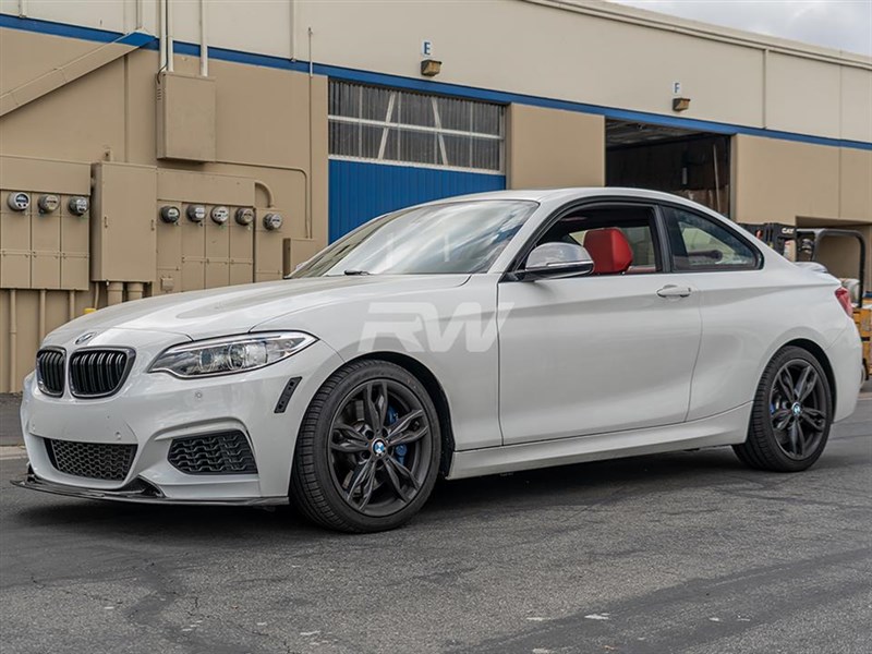 Alternative view of RW Carbon BMW F22 F23 Exotics Style CF Front Lip Spoiler