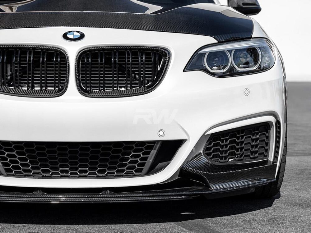 RW Carbon BMW F22 F23 F87 Carbon Fiber Grille Surrounds - Image 4