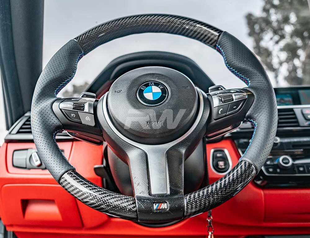RW Carbon BMW F2X F3X F8X Carbon Fiber Steering Wheel Replacement