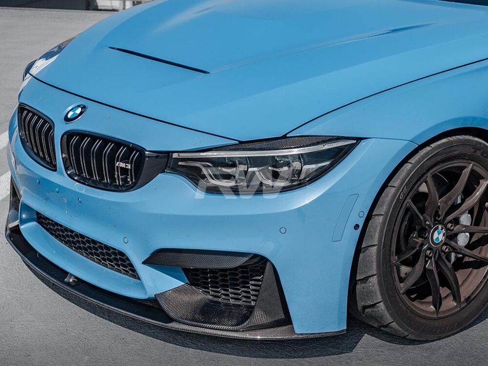 RW Carbon BMW F30 F31 Carbon Fiber Eyelids - Image 4