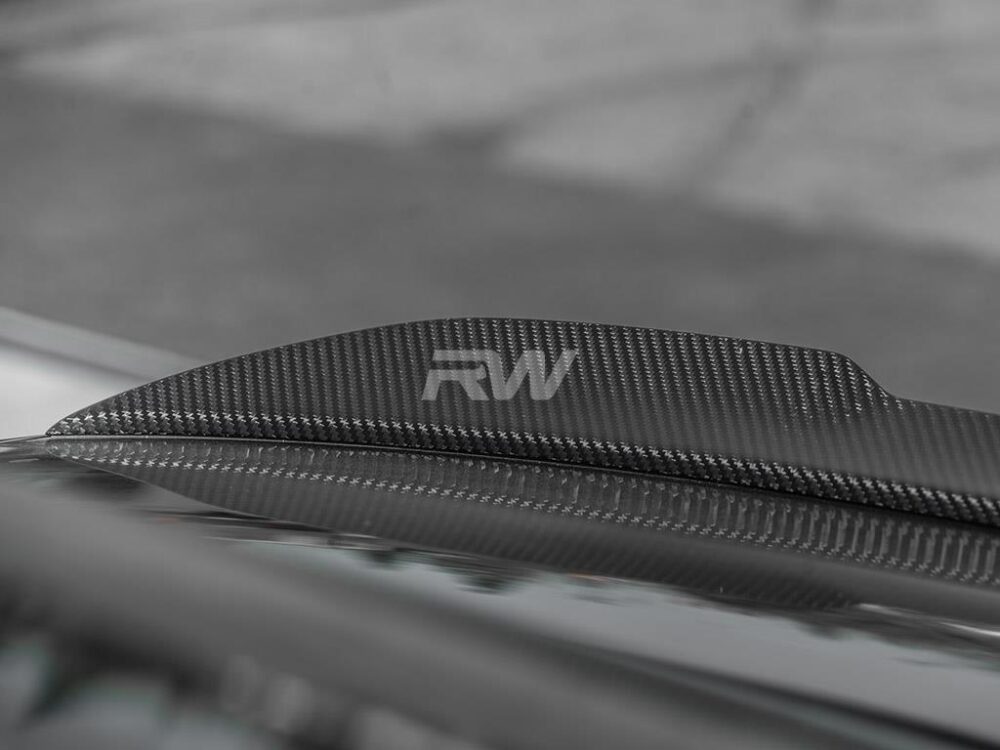 RW Carbon BMW F30 F80 M3 CS Style Carbon Fiber Trunk Spoiler - Image 10