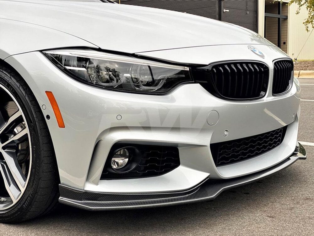 RW Carbon BMW F32 F33 F36 EC Style Carbon Fiber Front Lip - Image 8