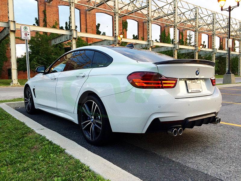 Alternative view of RW Carbon BMW F32 F33 F36 Performance Style Black Diffuser