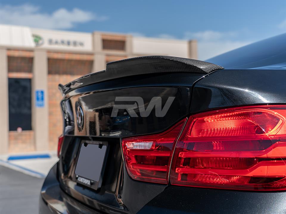 RW Carbon BMW F36 CS Style Carbon Fiber Trunk Spoiler