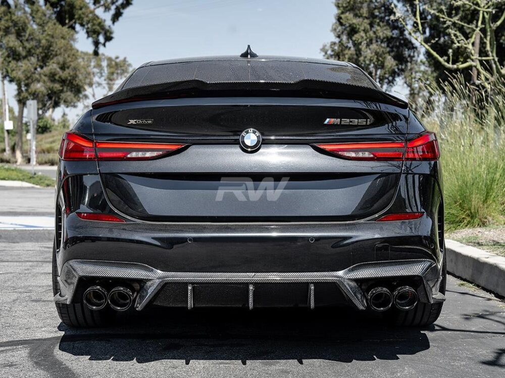 RW Carbon BMW F44 2-Series GTX Carbon Fiber Trunk Spoiler - Image 3