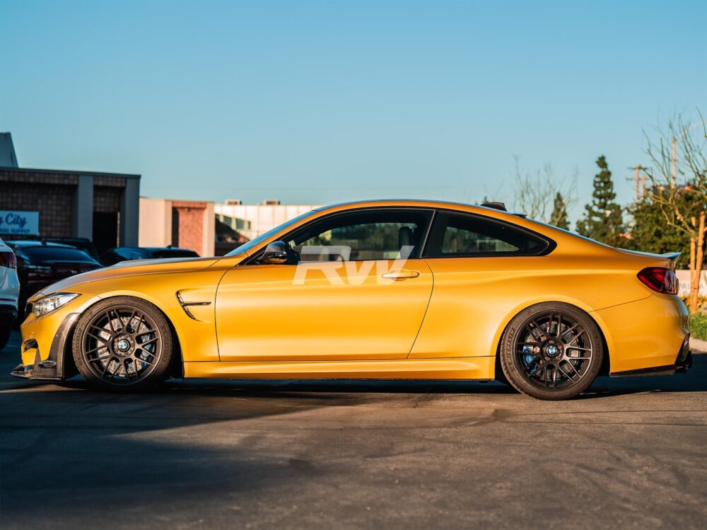 RW Carbon BMW F82 F83 M4 CF Side Skirt Extensions - Image 4