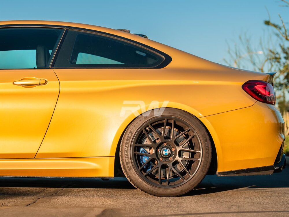RW Carbon BMW F82 F83 M4 CF Side Skirt Extensions - Image 3
