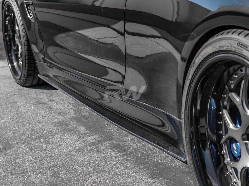 RW Carbon BMW F82 F83 M4 CF Side Skirt Extensions - Image 19
