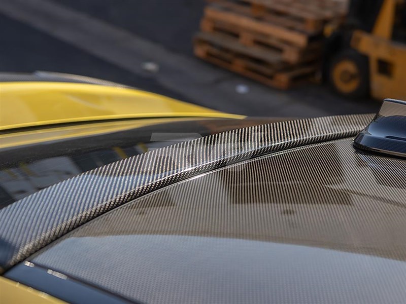 Alternative view of RW Carbon BMW F82 M4 / F32 4-Series Carbon Fiber Roof Spoiler