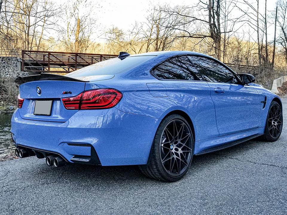 Alternative view of RW Carbon BMW F82 M4 GTX V2 Carbon Fiber Trunk Spoiler
