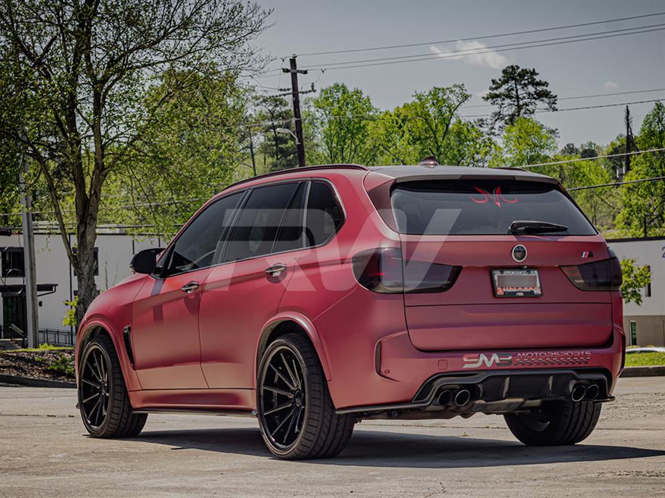 Alternative view of RW Carbon BMW F85 X5M 3D Style Carbon Fiber Diffuser