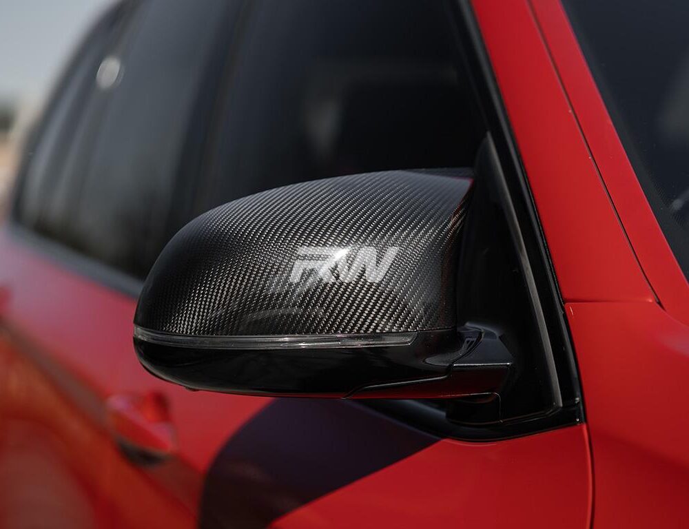 Alternative view of RW Carbon BMW F85 X5M/F86 X6M CF Mirror Replacements