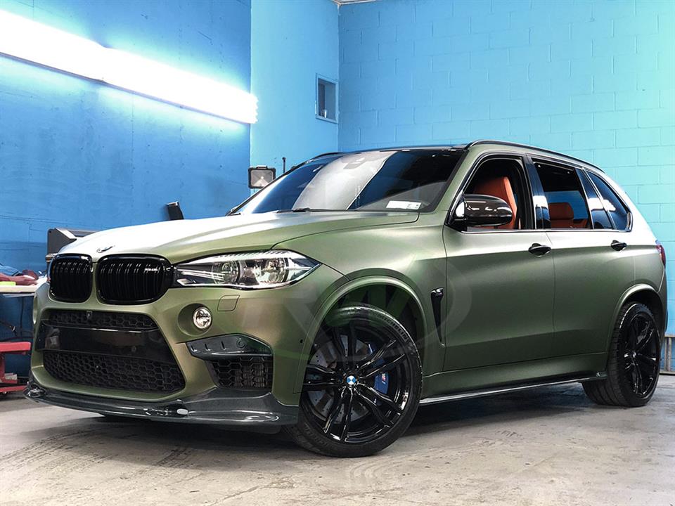 Alternative view of RW Carbon BMW F85 X5M/F86 X6M CF Upper Splitters
