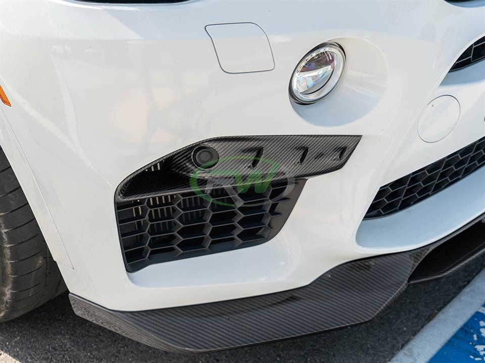 RW Carbon BMW F85 X5M/F86 X6M CF Upper Splitters