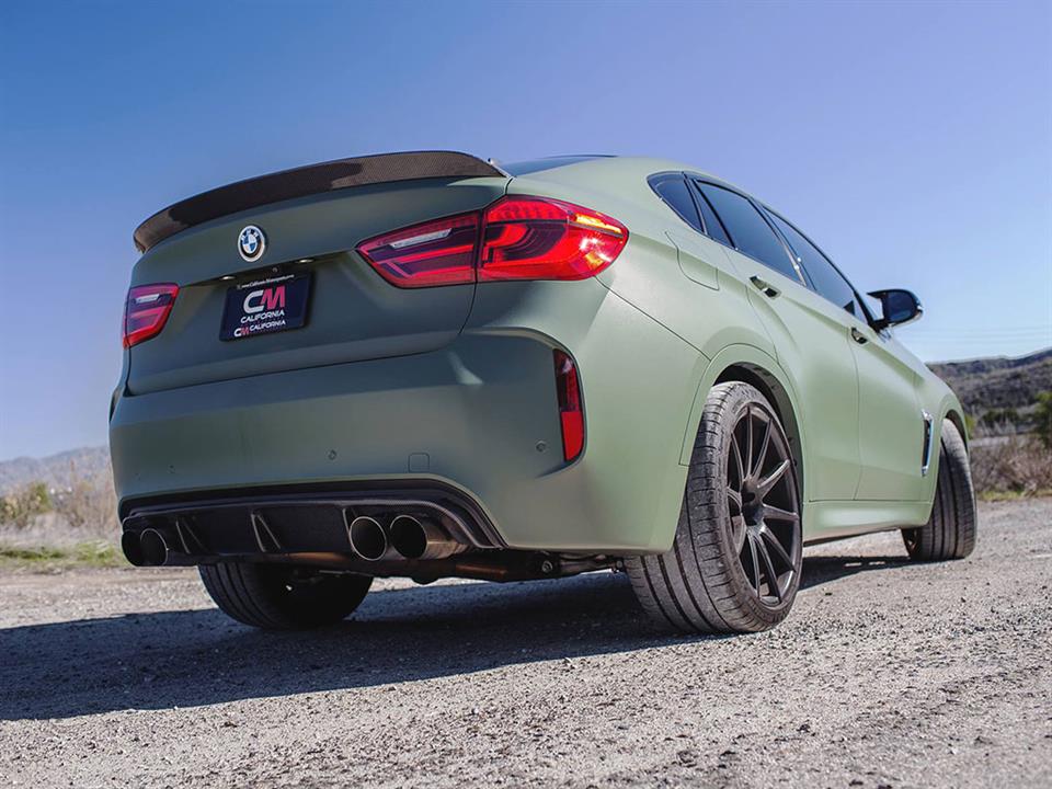 Alternative view of RW Carbon BMW F85 X5M/F86 X6M Carbon Fiber Diffuser