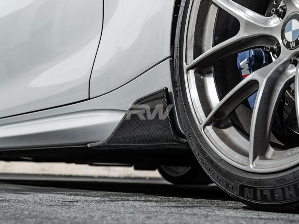 RW Carbon BMW F87 M2 Carbon Fiber Side Skirt Winglets