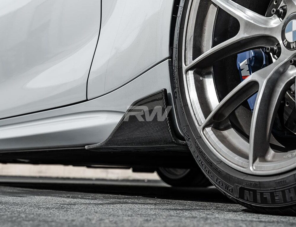 RW Carbon BMW F87 M2 Carbon Fiber Side Skirt Winglets