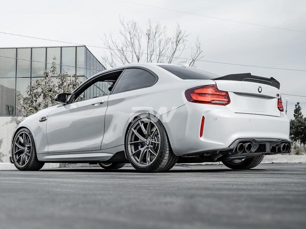 RW Carbon BMW F87 M2 Carbon Fiber Side Skirt Winglets - Image 4