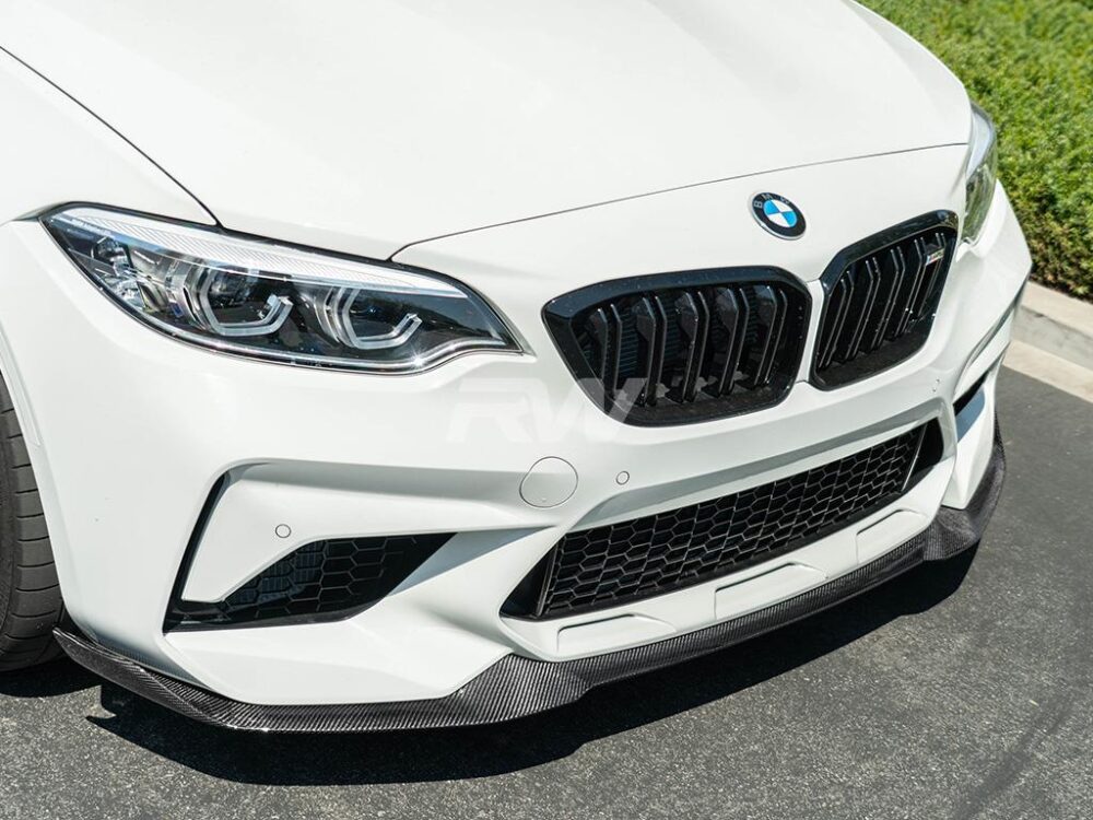 RW Carbon BMW F87 M2 Comp CS Style CF Front Lip - Image 10