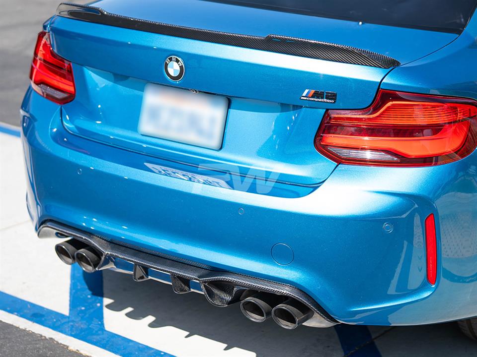 RW Carbon BMW F87 M2 DTM Carbon Fiber Rear Diffuser