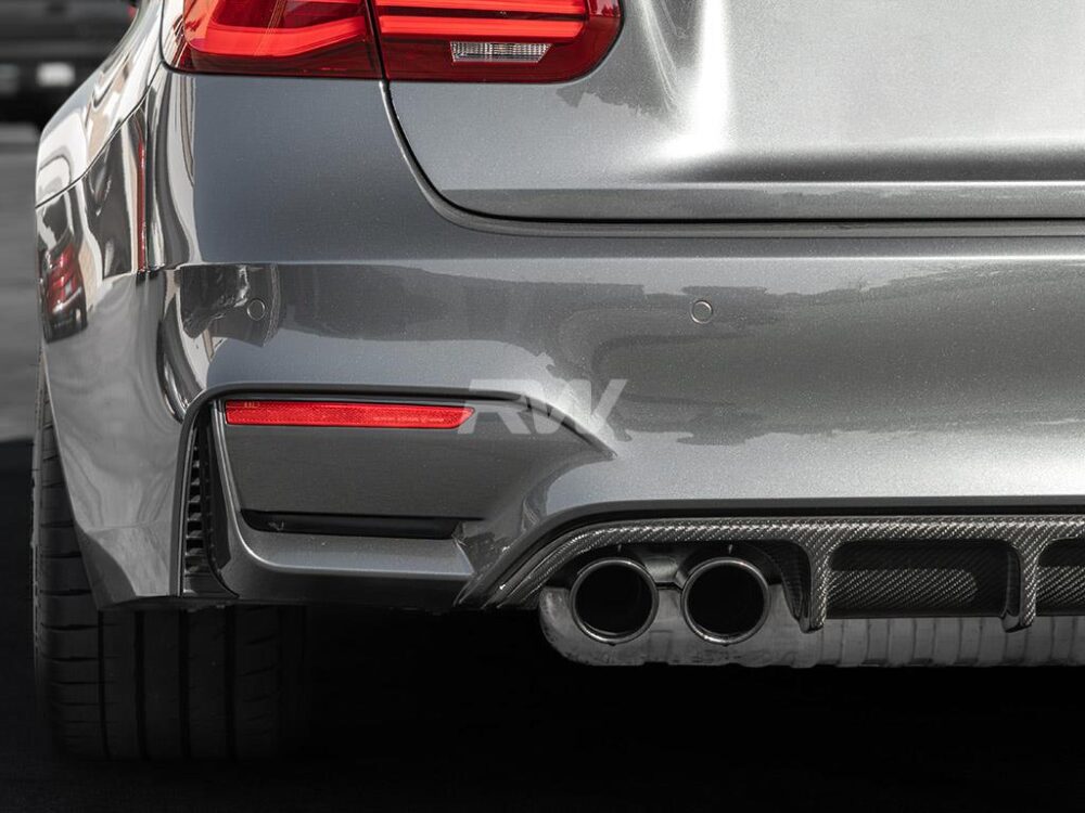 RW Carbon BMW F8X M3 & M4 CF Performance Style Diffuser - Image 2