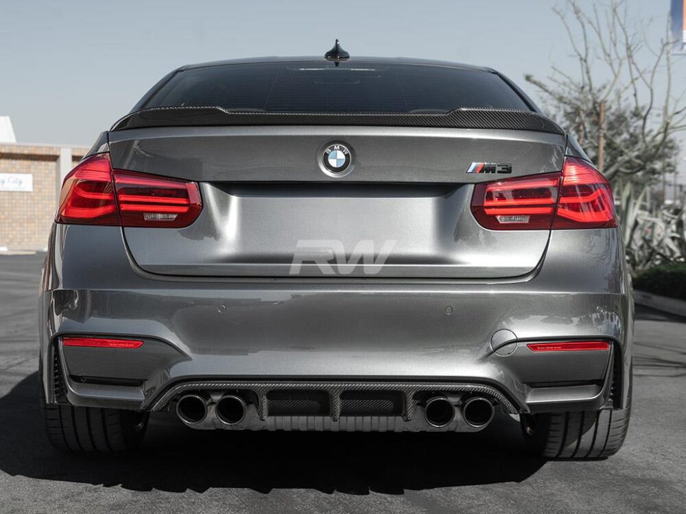 RW Carbon BMW F8X M3 & M4 CF Performance Style Diffuser - Image 3