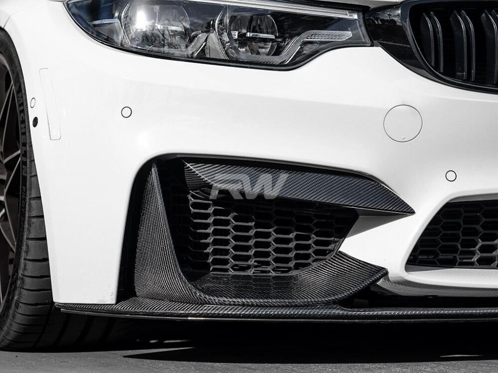RW Carbon BMW F8X M3/M4 Carbon Fiber Slim Splitters