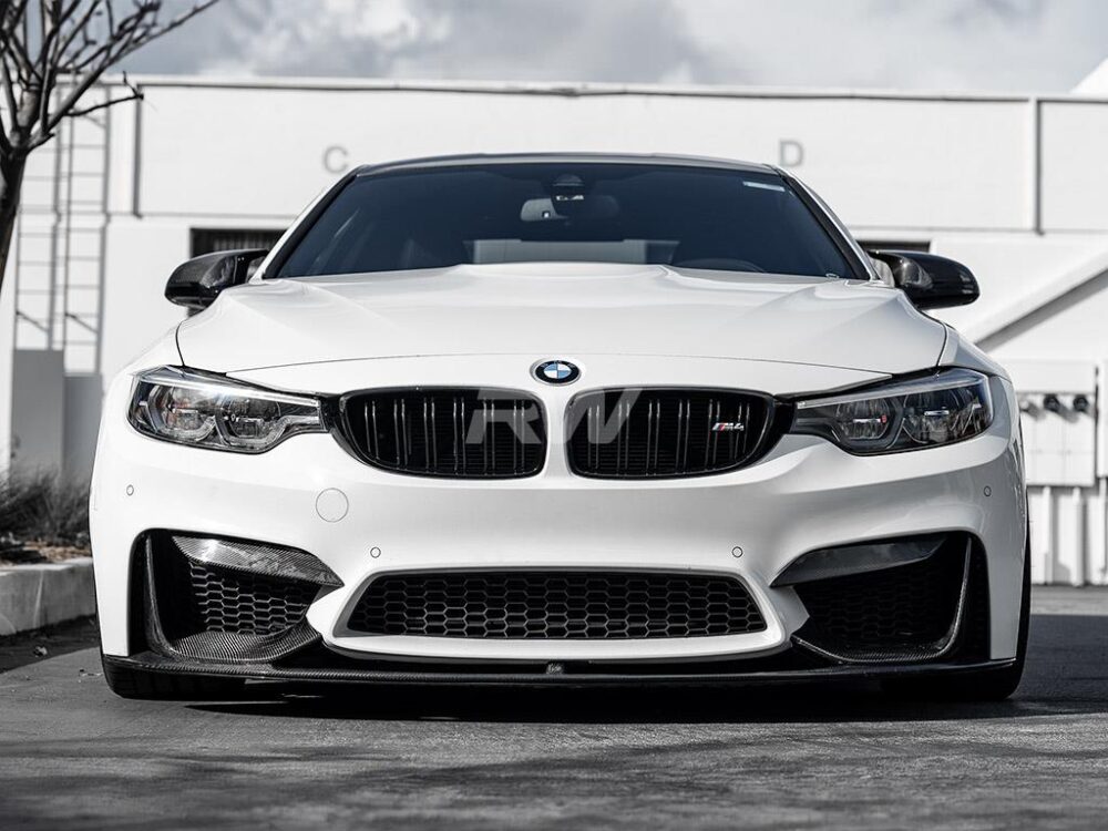 RW Carbon BMW F8X M3/M4 Carbon Fiber Slim Splitters - Image 3