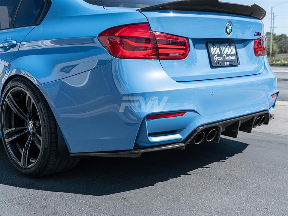 RW Carbon BMW F8X M3/M4 RWS Carbon Fiber Diffuser